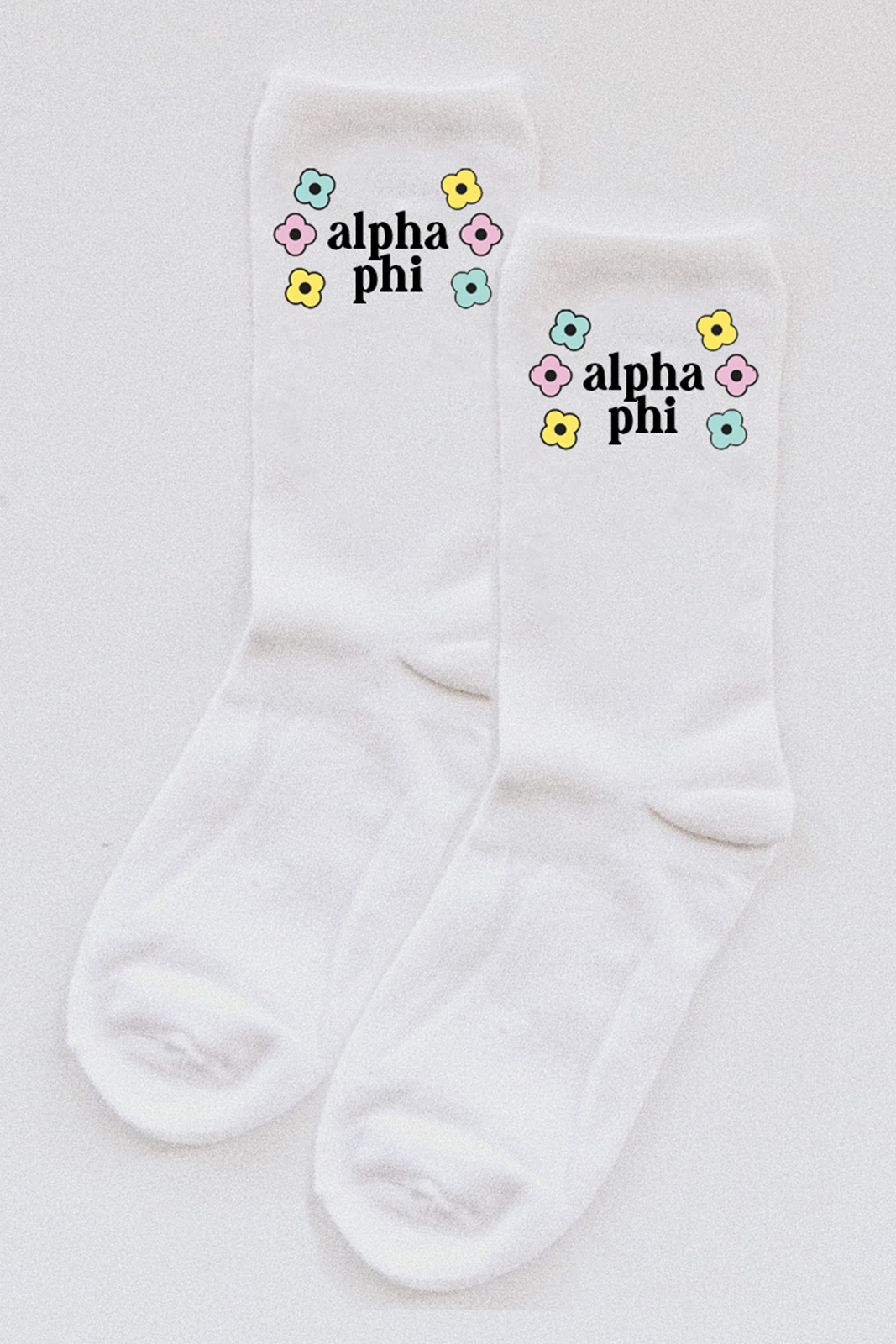 Flower socks - Alpha Phi