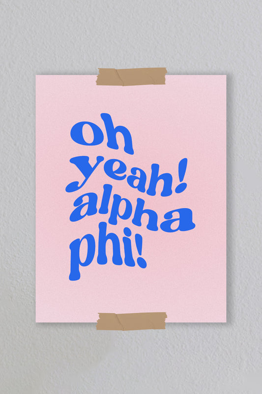 Art Print #11 (8.5x11) - Alpha Phi