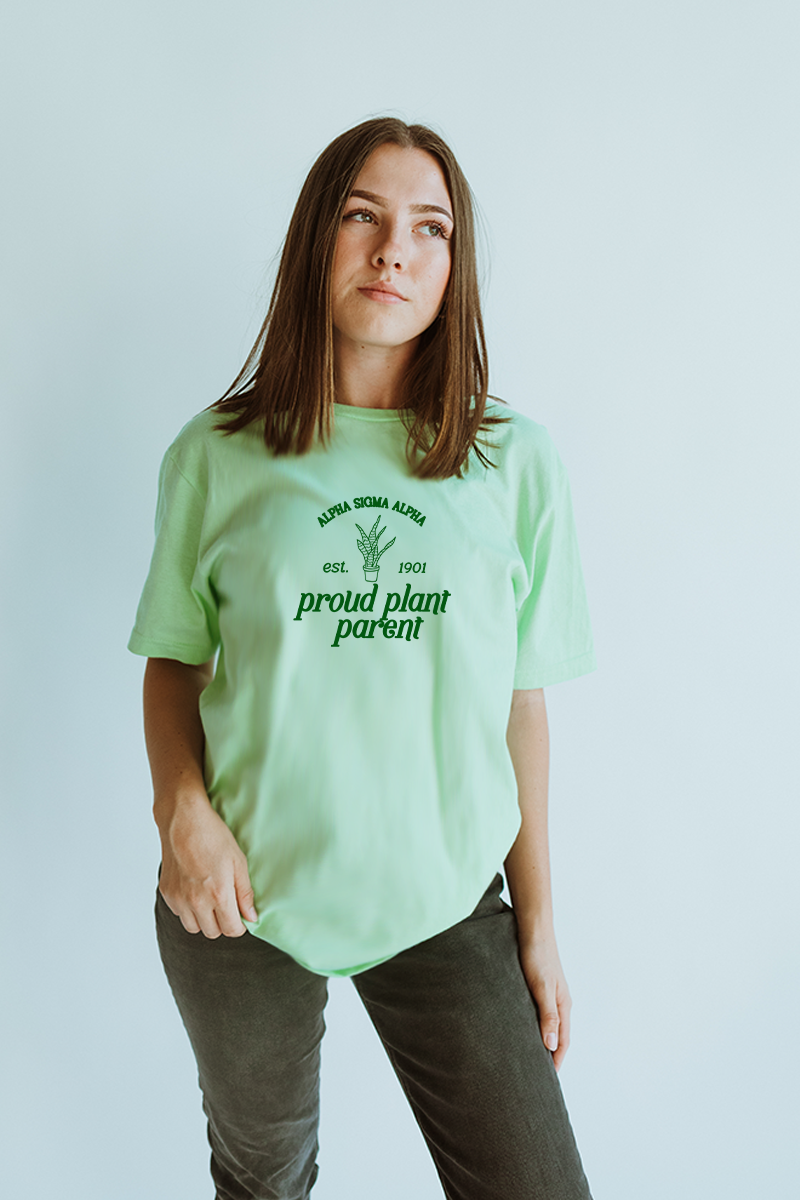 Plant Parent tee - Alpha Sigma Alpha