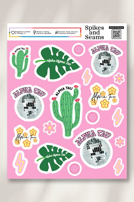 Sticker Sheet #15 - Alpha Sigma Tau