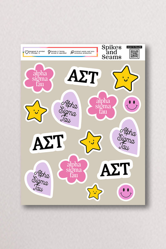 Sticker Sheet #16 - Alpha Sigma Tau