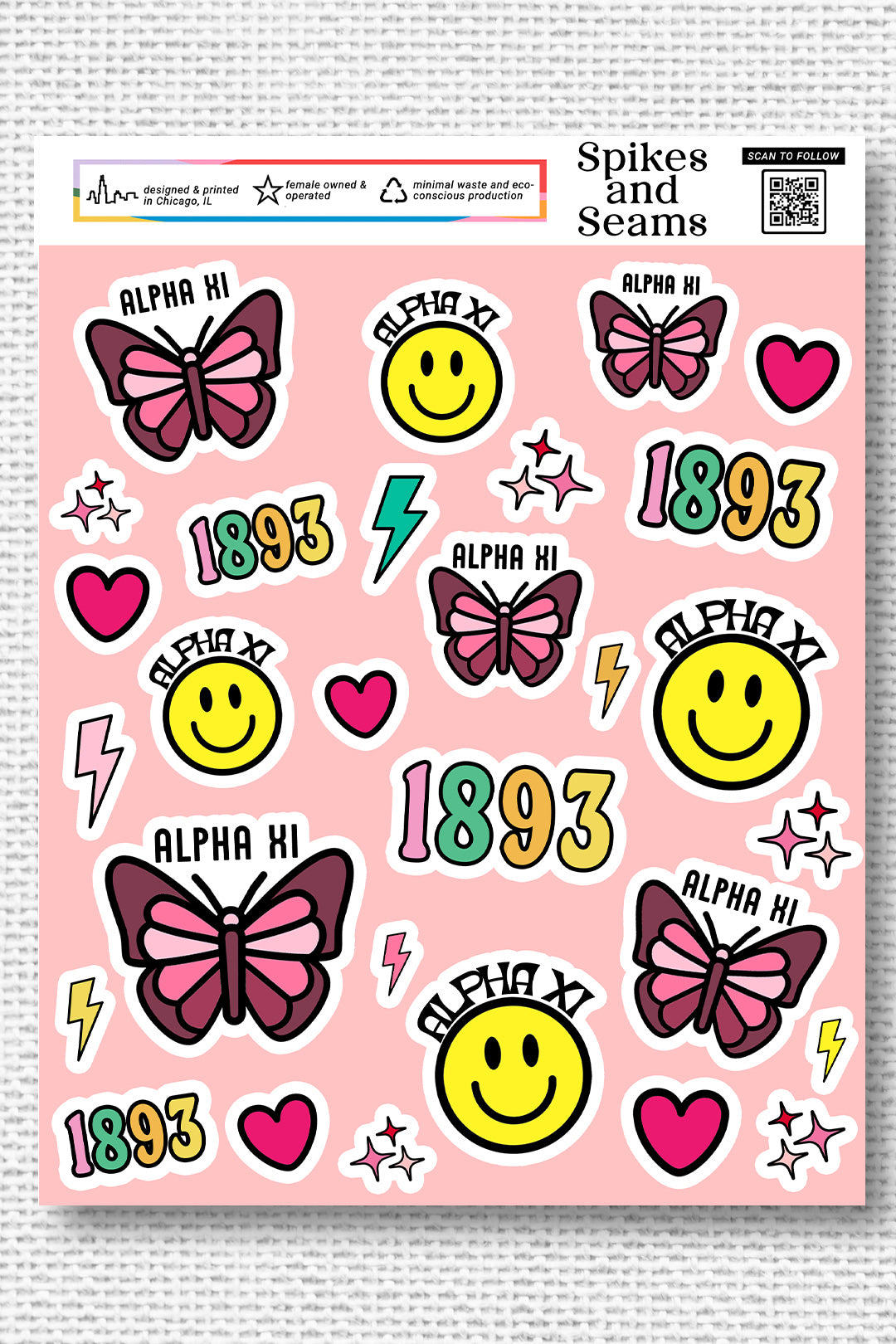 Sticker Sheet #10 - Alpha Xi Delta