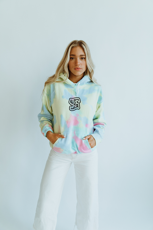 Tie Dye hoodie - Alpha Xi Delta