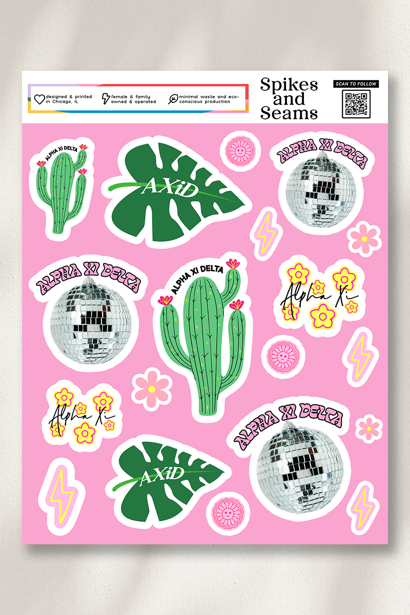 Sticker Sheet #15 - Alpha Xi Delta