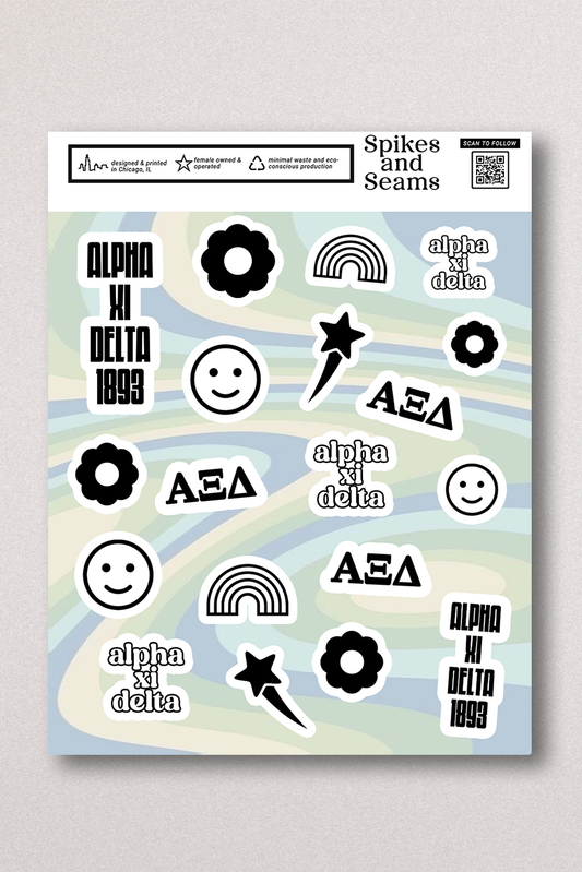 Sticker Sheet #13 - Alpha Xi Delta