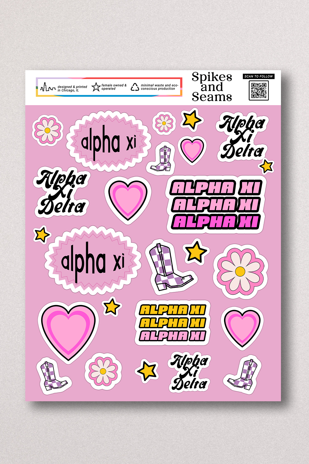 Sorority sticker set #12