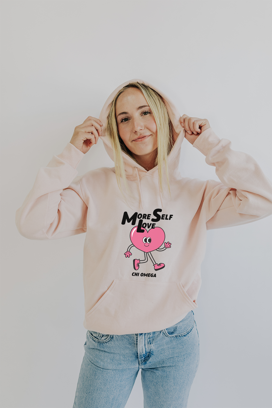 More Self Love hoodie - Pink