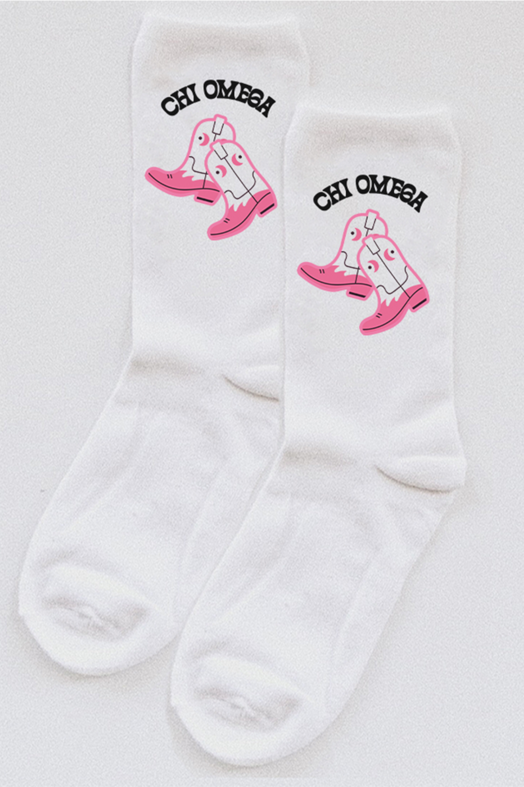 Cowboy boots socks - Chi Omega