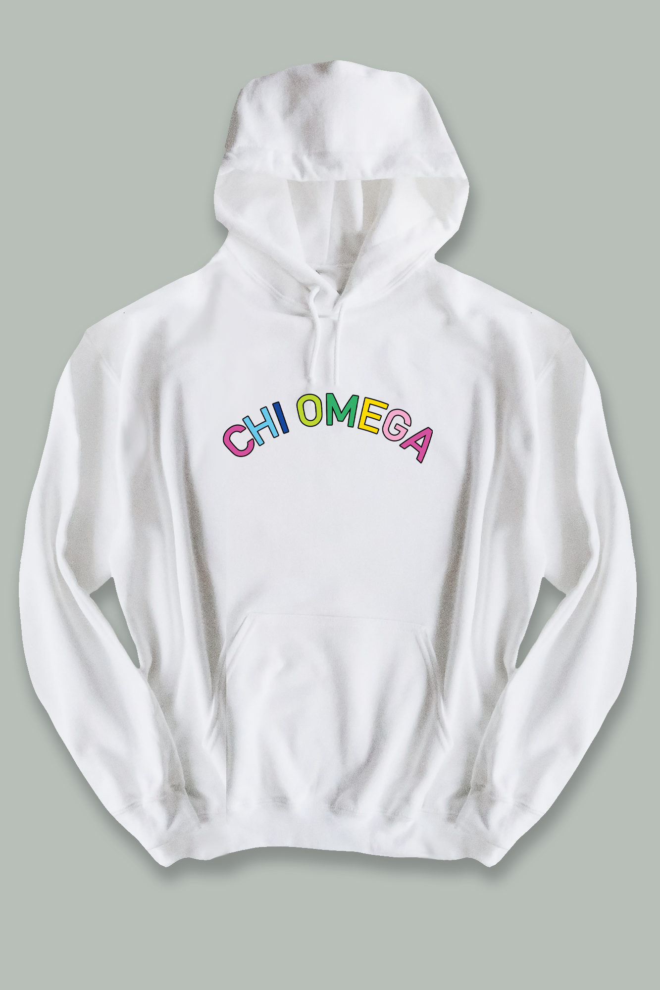 Colorful Text Hoodie