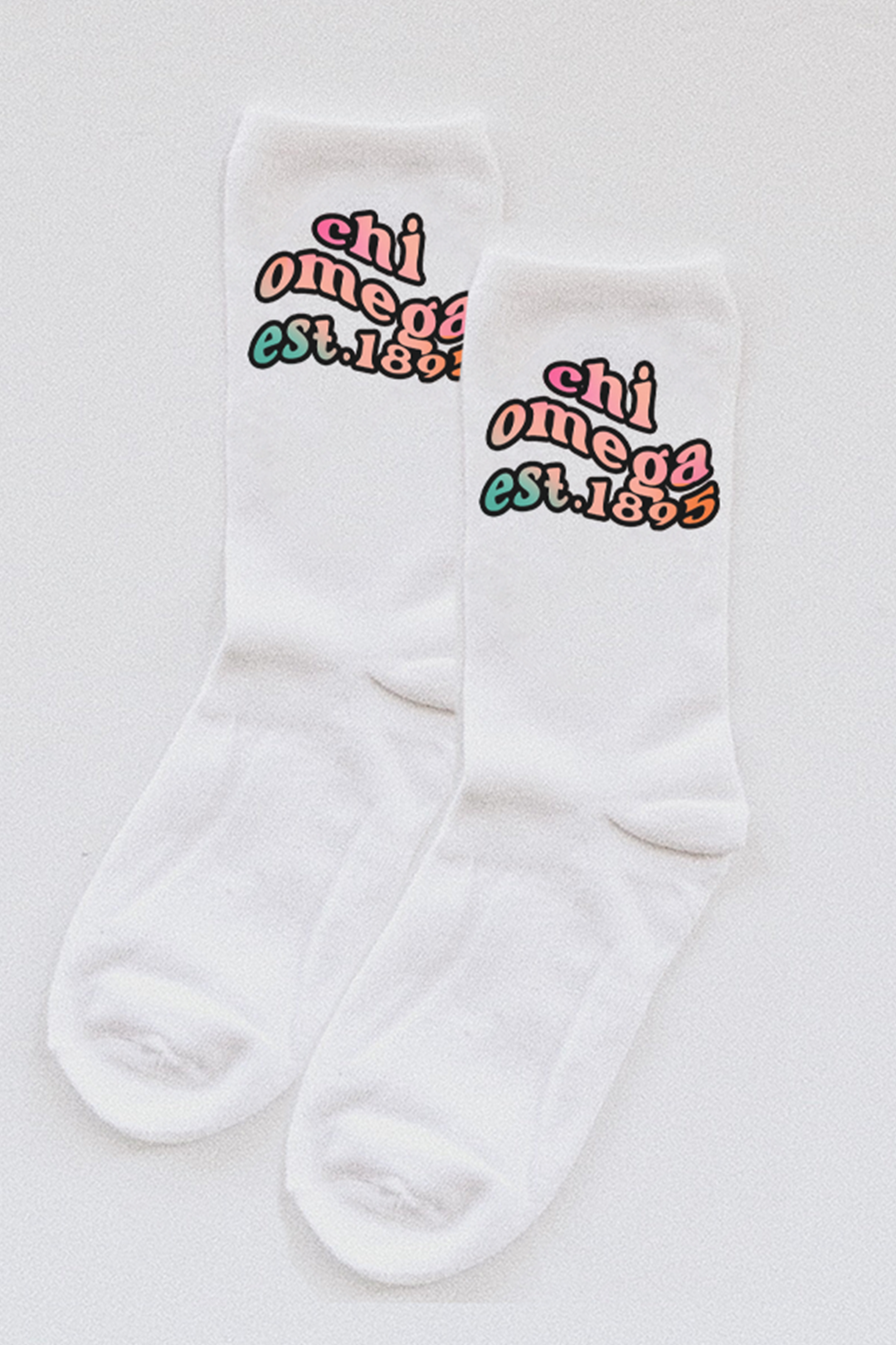 Gradient socks - Chi Omega