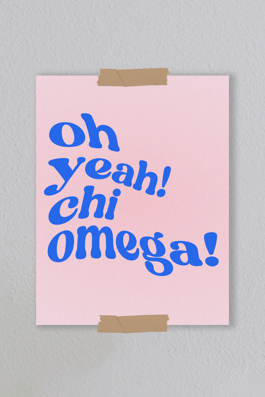 Art Print #11 (8.5x11) - Chi Omega