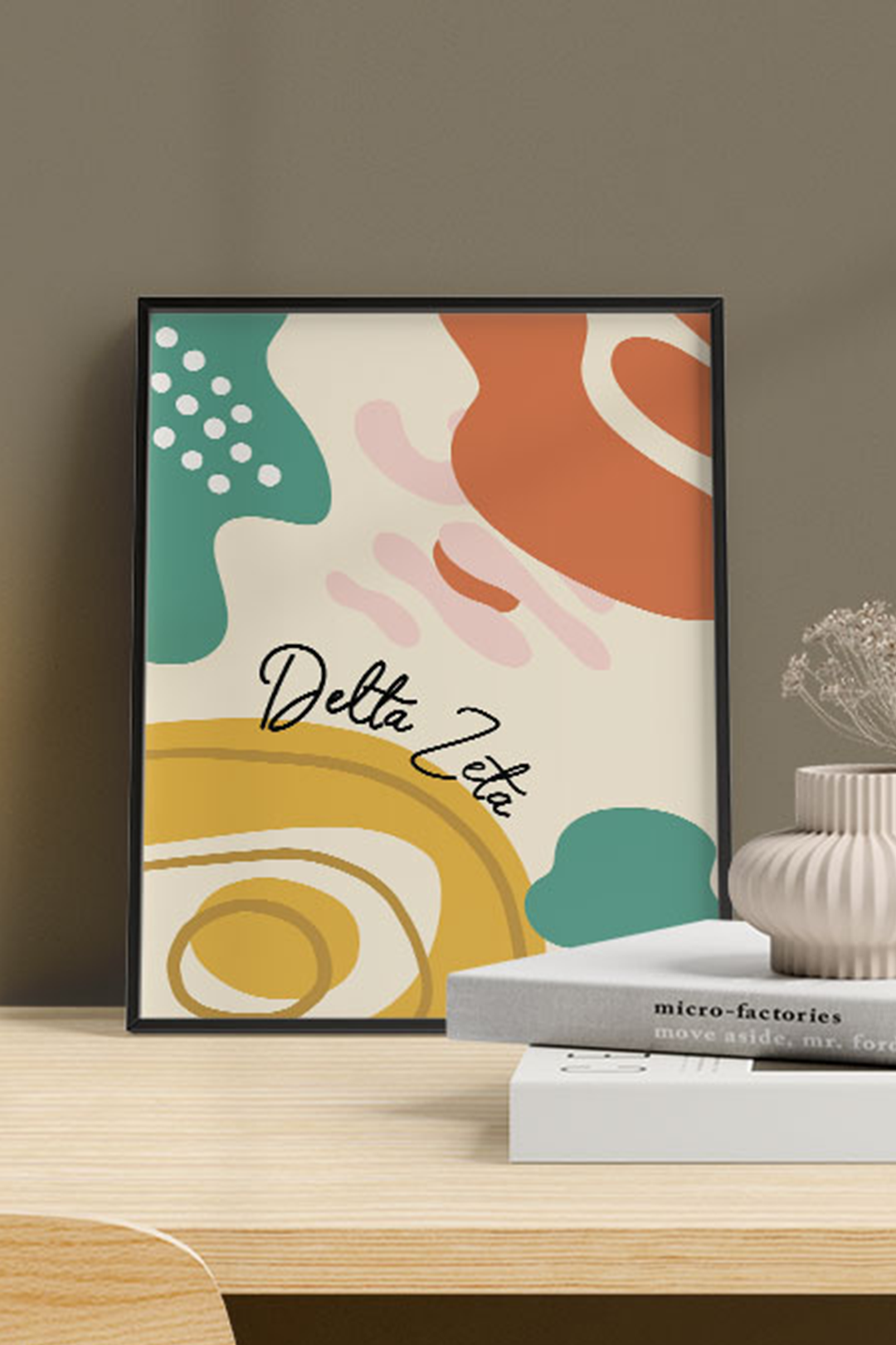 Delta Zeta - Art Print #3 (8.5x11)
