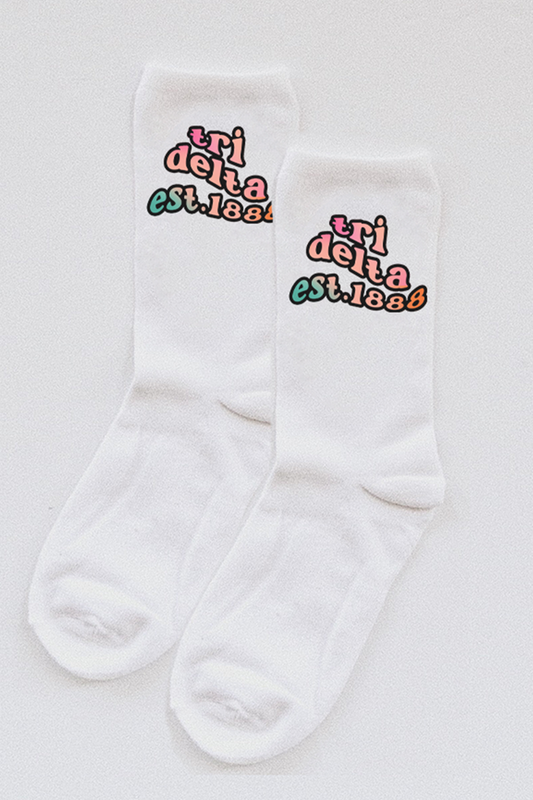 Gradient socks - Tri Delta