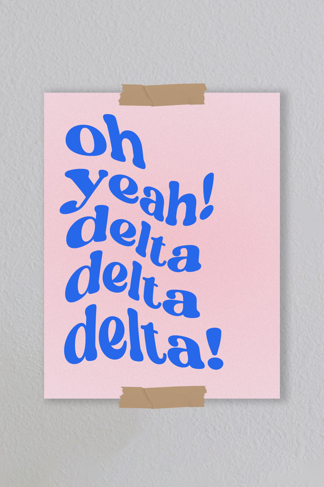 Delta Delta Delta - Art Print #11 (8.5x11)
