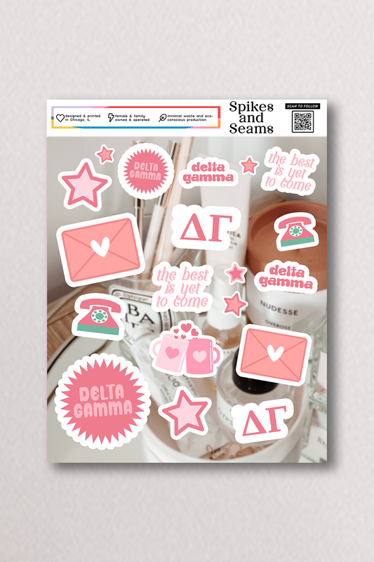 Sticker Sheet #17 - Delta Gamma