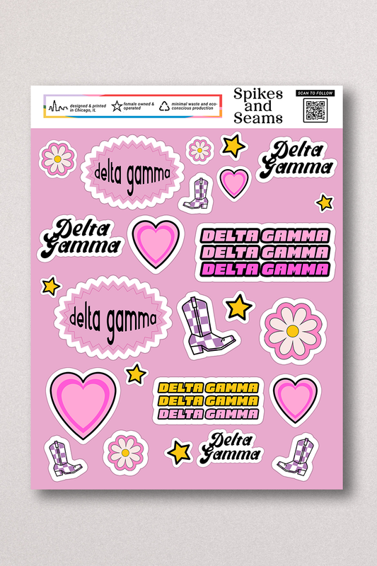 Sticker Sheet #12 - Delta Gamma