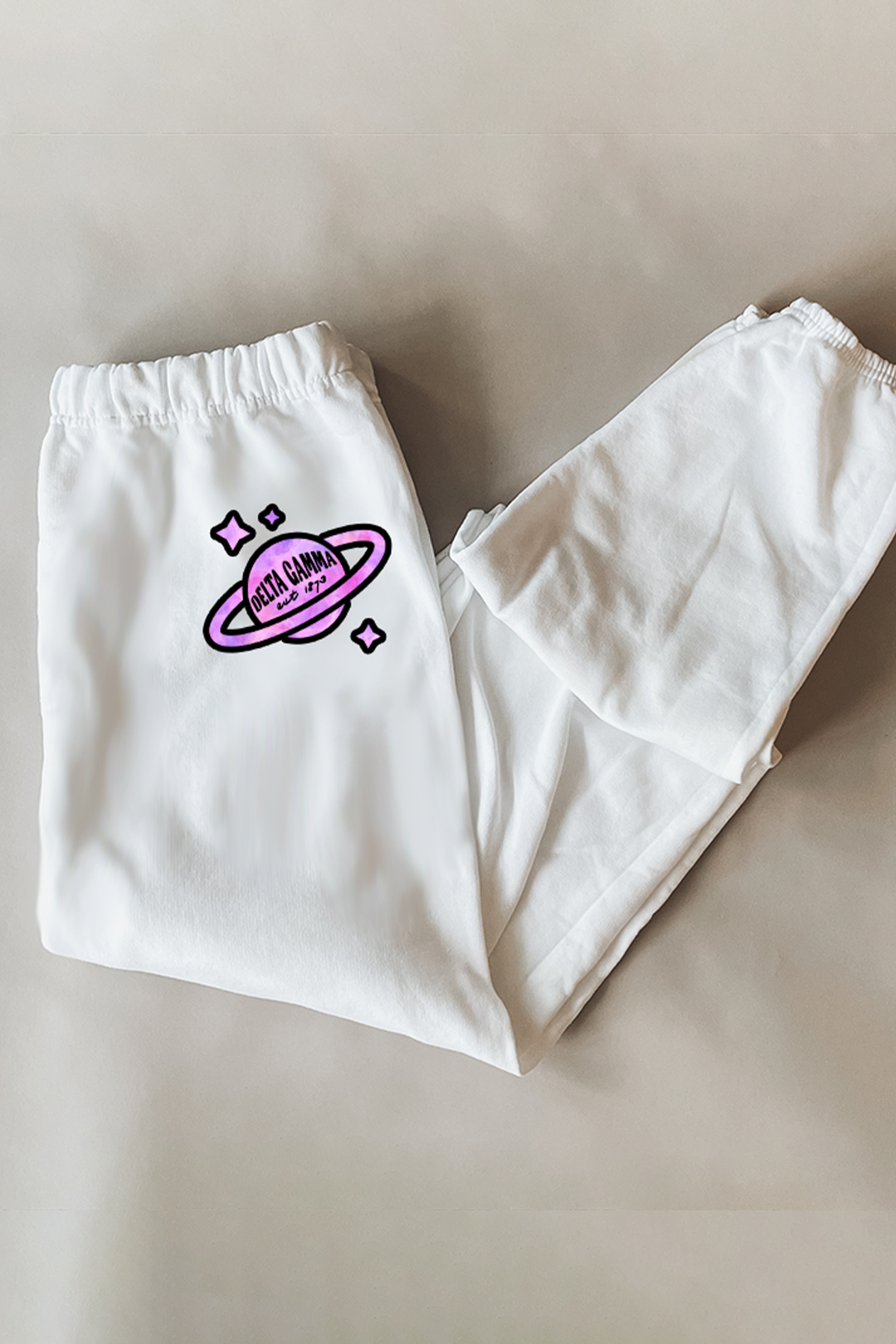White Planet sweatpants - Delta Gamma