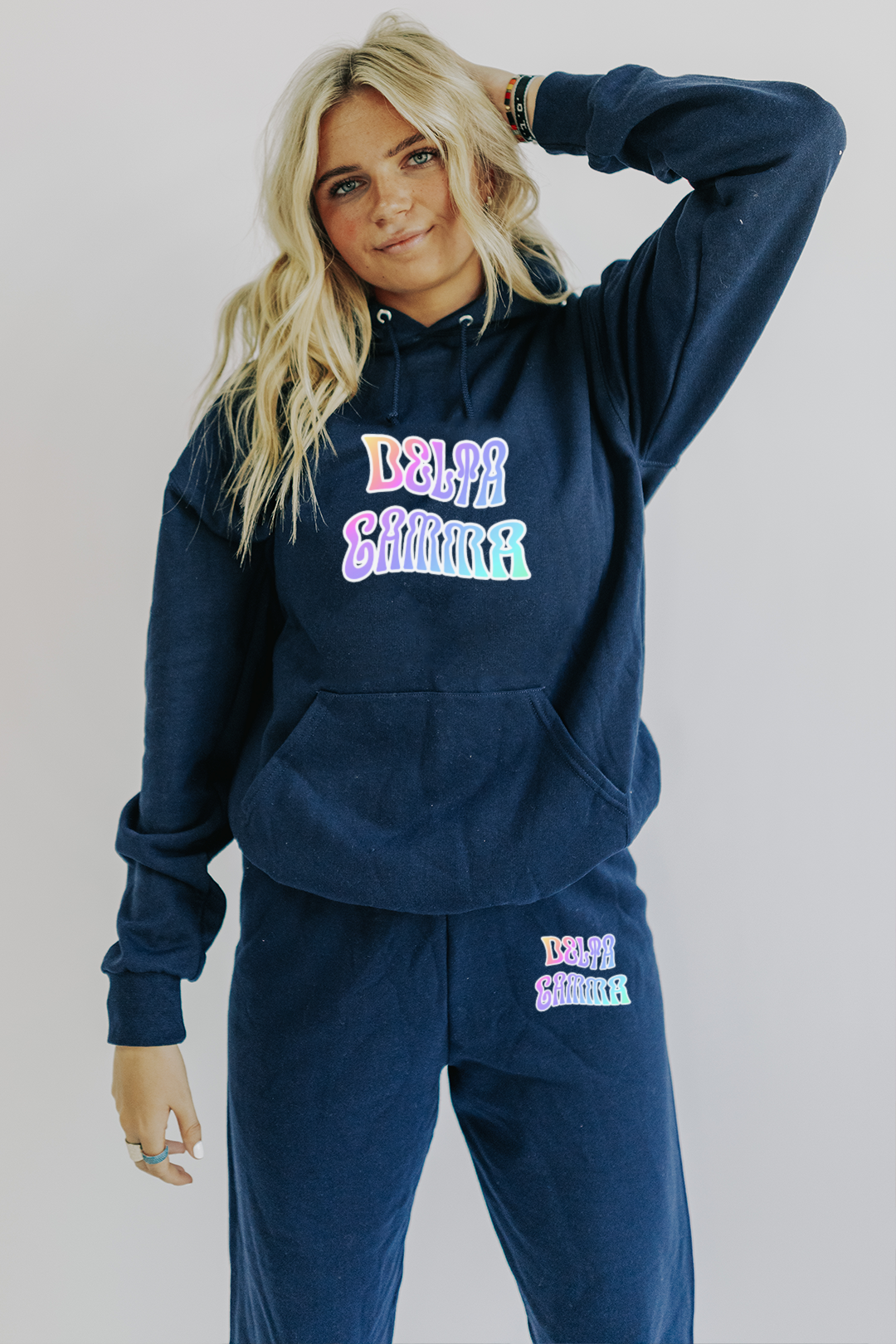 Navy Sweatsuit - Delta Gamma