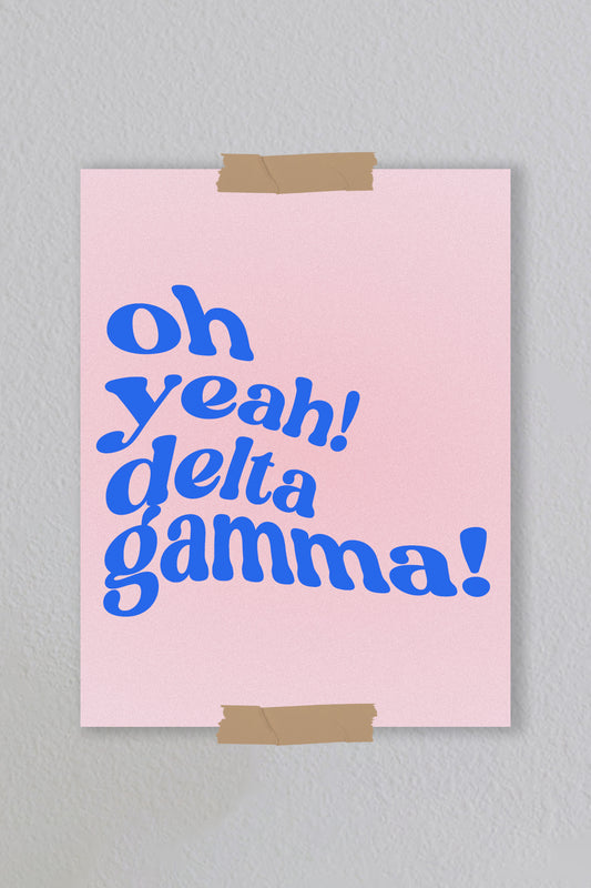 Delta Gamma - Art Print #11 (8.5x11)