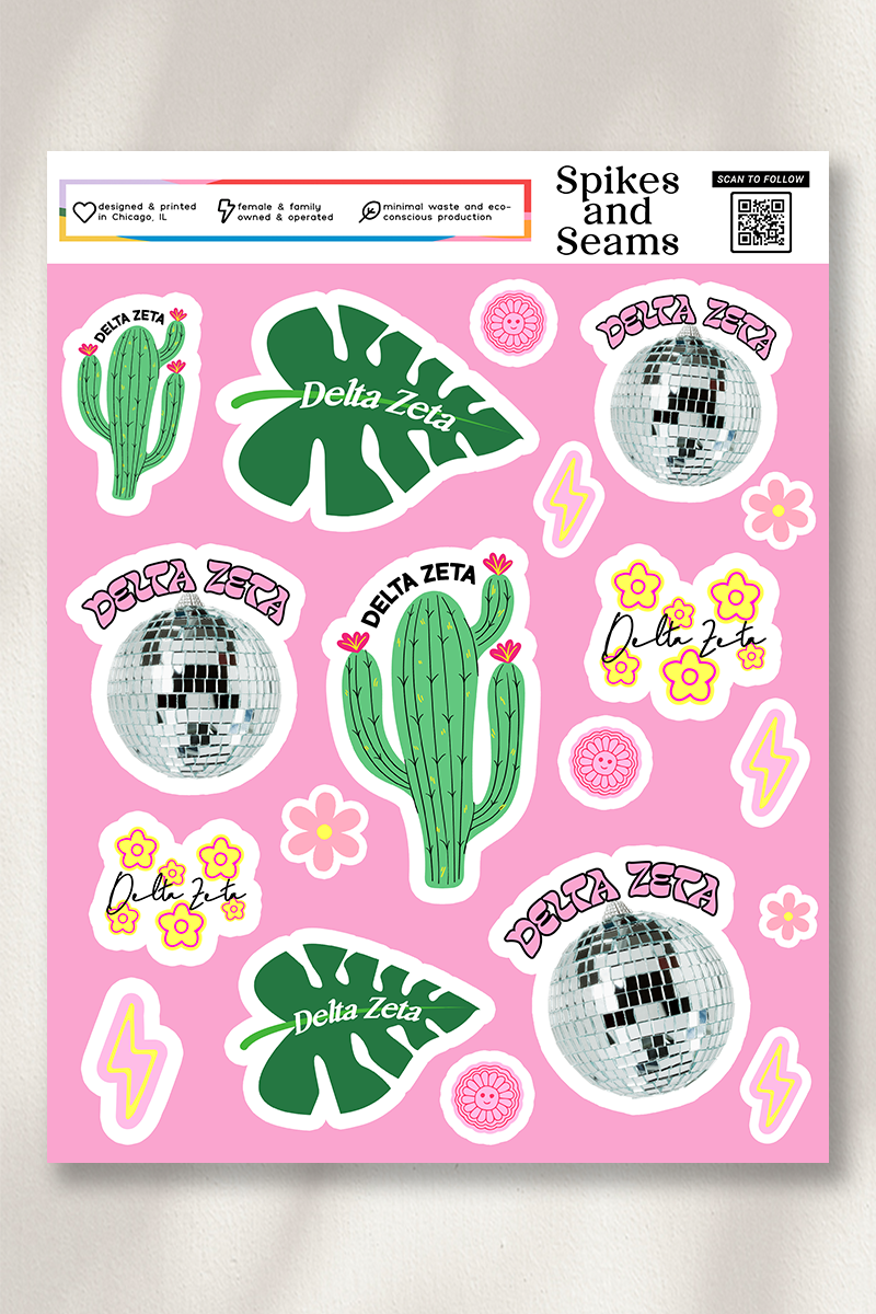 Sticker Sheet #15 - Delta Zeta