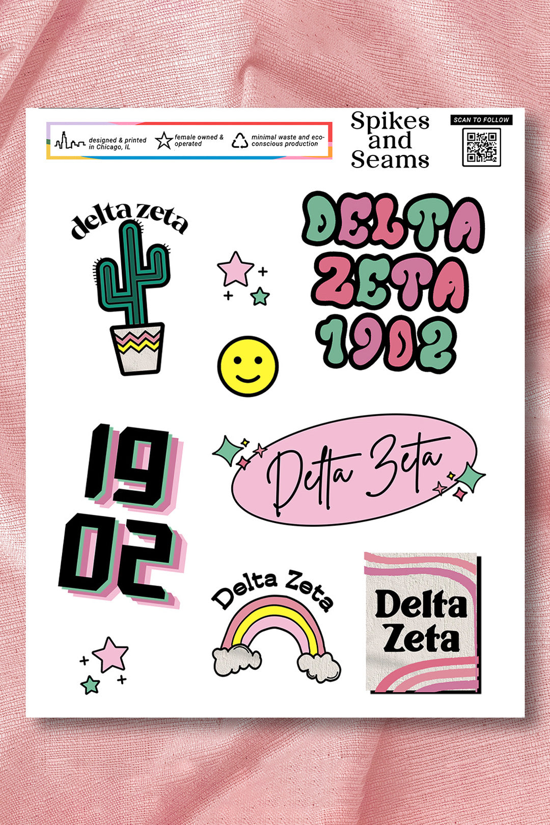 Sticker Sheet #6 - Delta Zeta