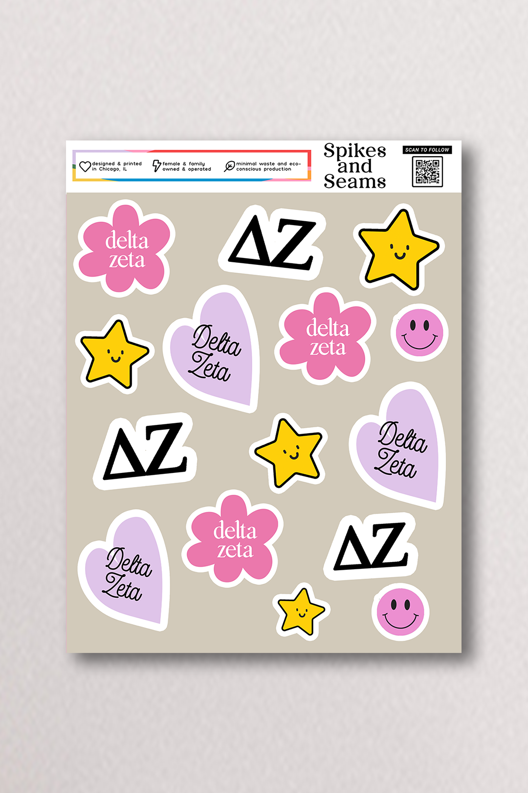 Sticker Sheet #16 - Delta Zeta