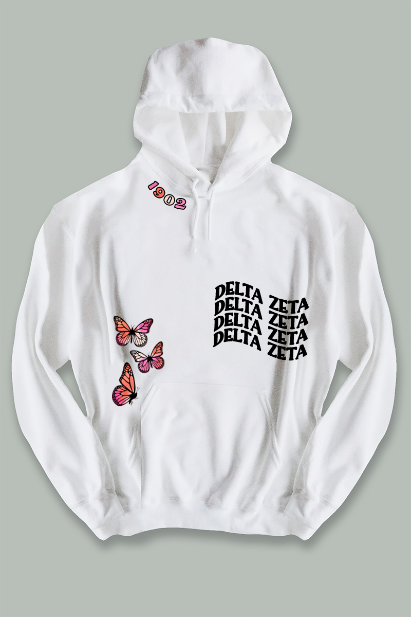 Butterfly Established hoodie - Delta Zeta