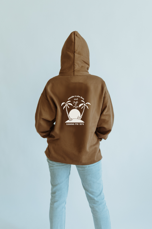Slow Down hoodie - Gamma Phi