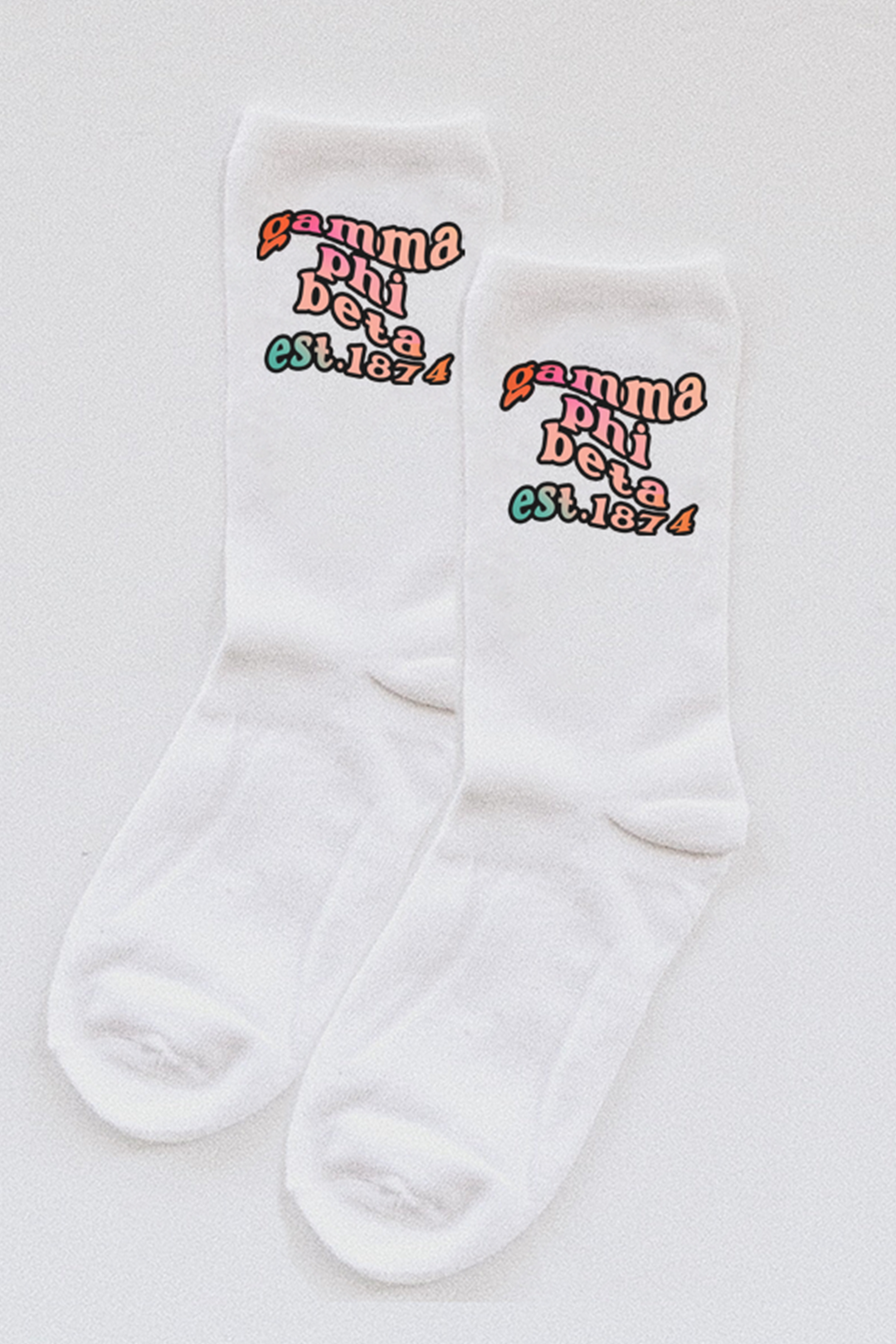 Gradient socks - Gamma Phi Beta