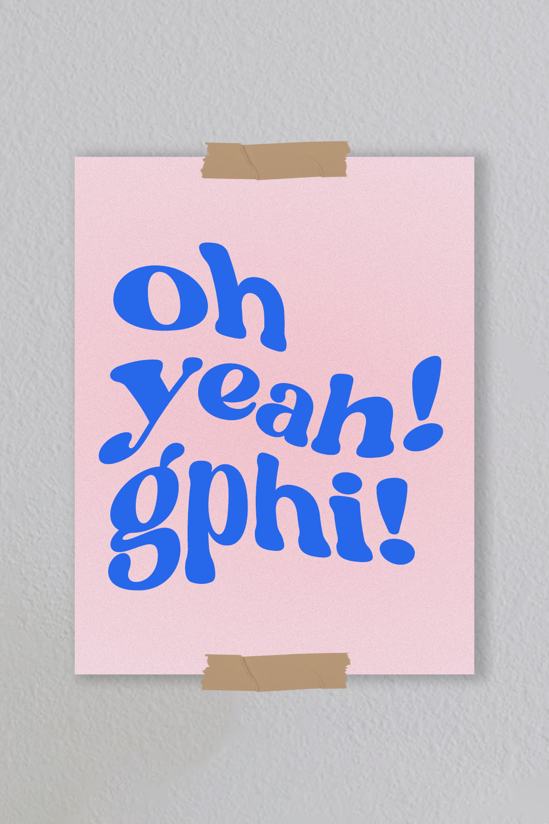 Gamma Phi Beta - Art Print #11 (8.5x11)