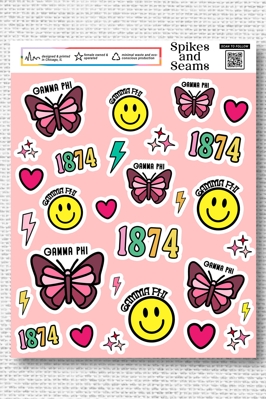 Sticker Sheet #10 - Gamma Phi Beta