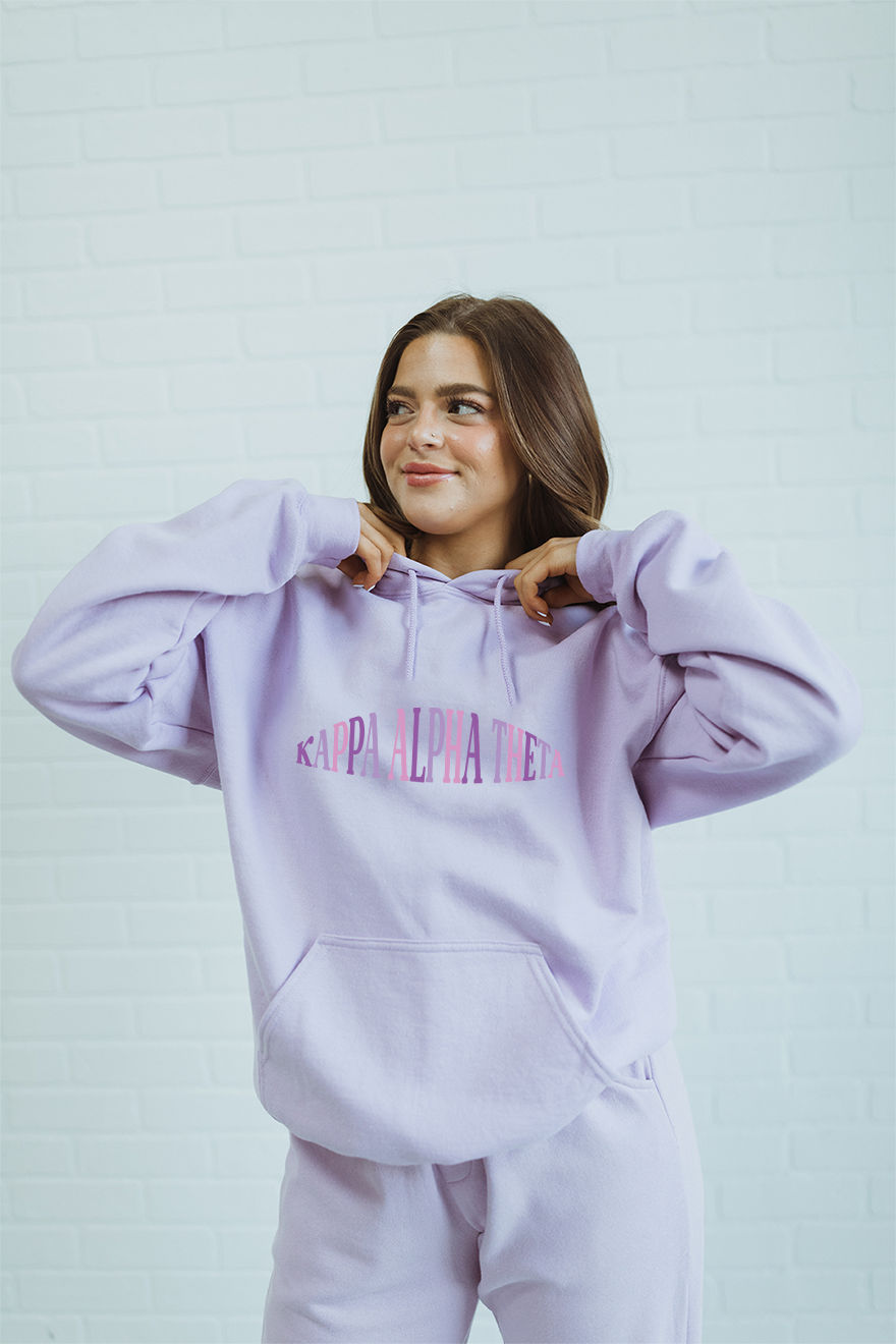 Lilac hoodie - Kappa Alpha Theta