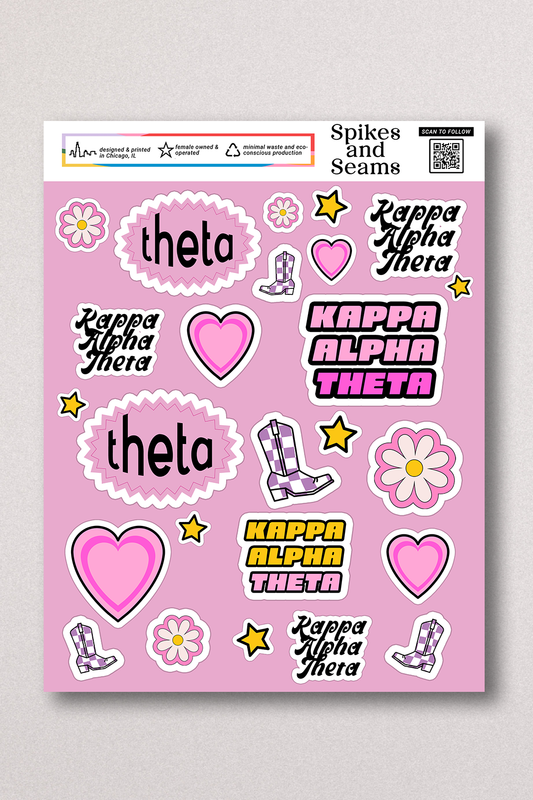 Sticker Sheet #12 - Kappa Alpha Theta