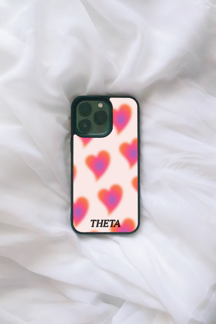 Aura Hearts iPhone case - Kappa Alpha Theta
