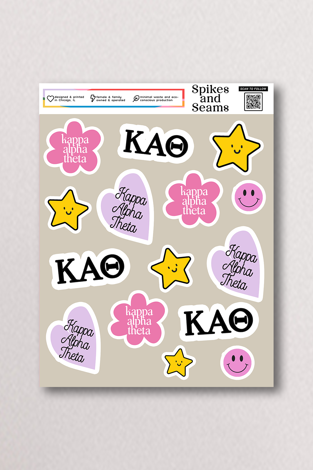 Sticker Sheet #16 - Kappa Alpha Theta