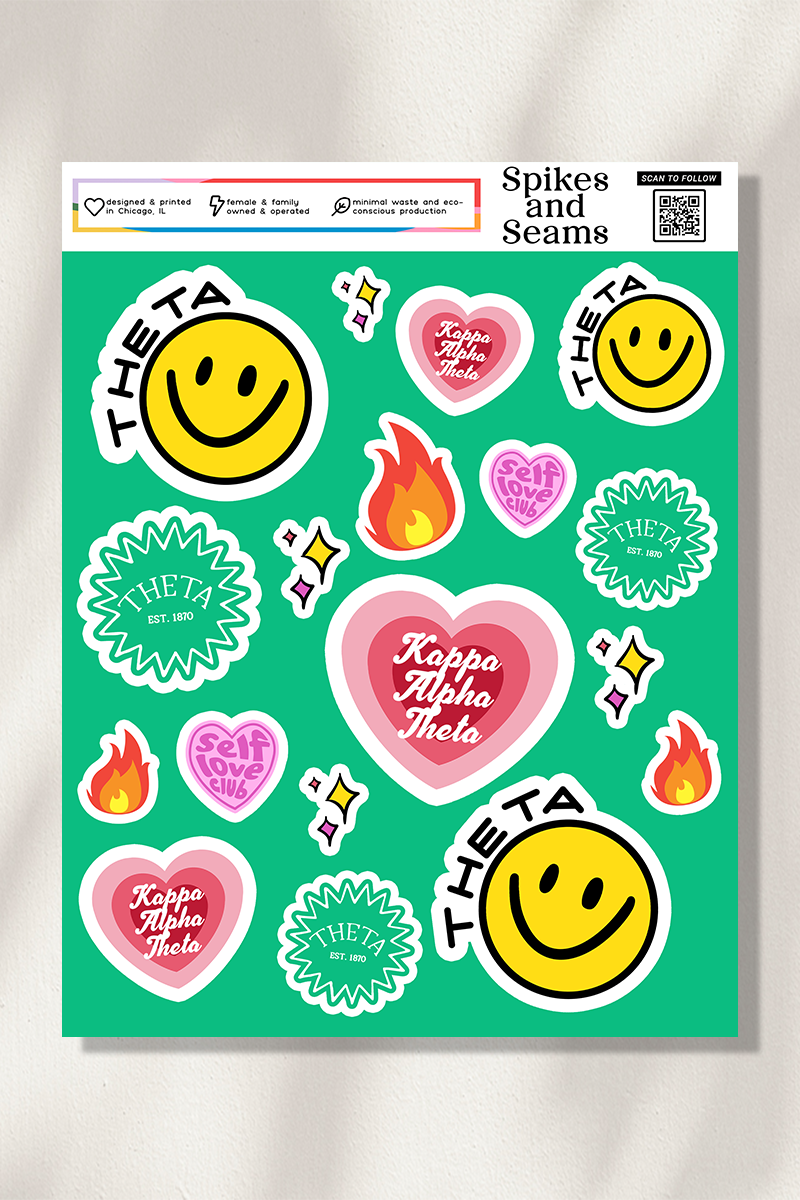 Sticker Sheet #14 - Kappa Alpha Theta
