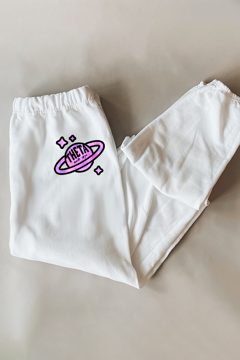 White Planet sweatpants - Theta