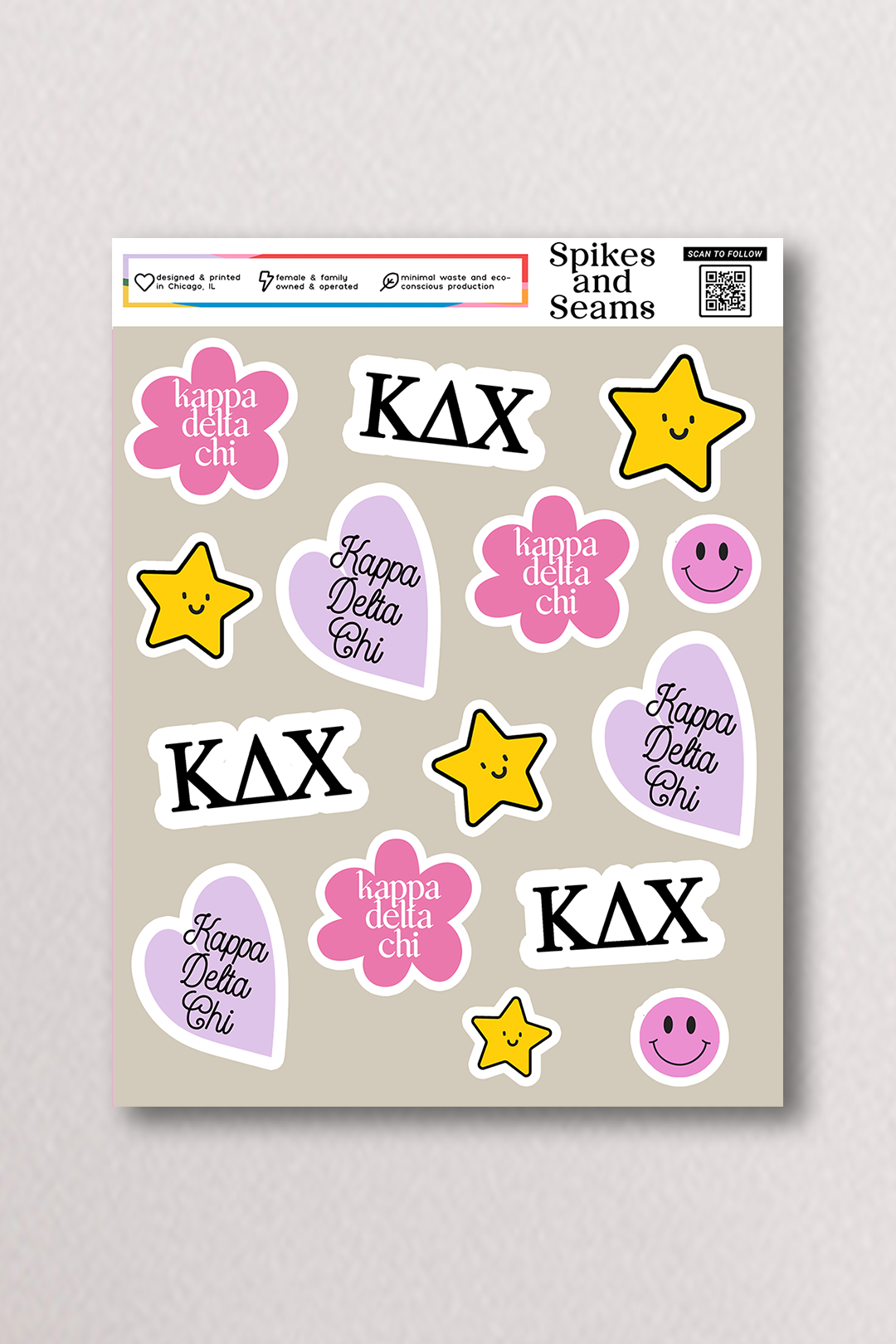 Sticker Sheet #16 - Kappa Delta Chi