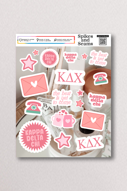 Sticker Sheet #17 - Kappa Delta Chi