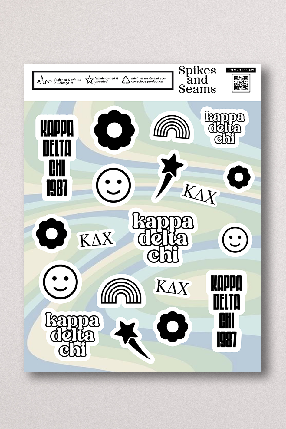 Sticker Sheet #13 - Kappa Delta Chi