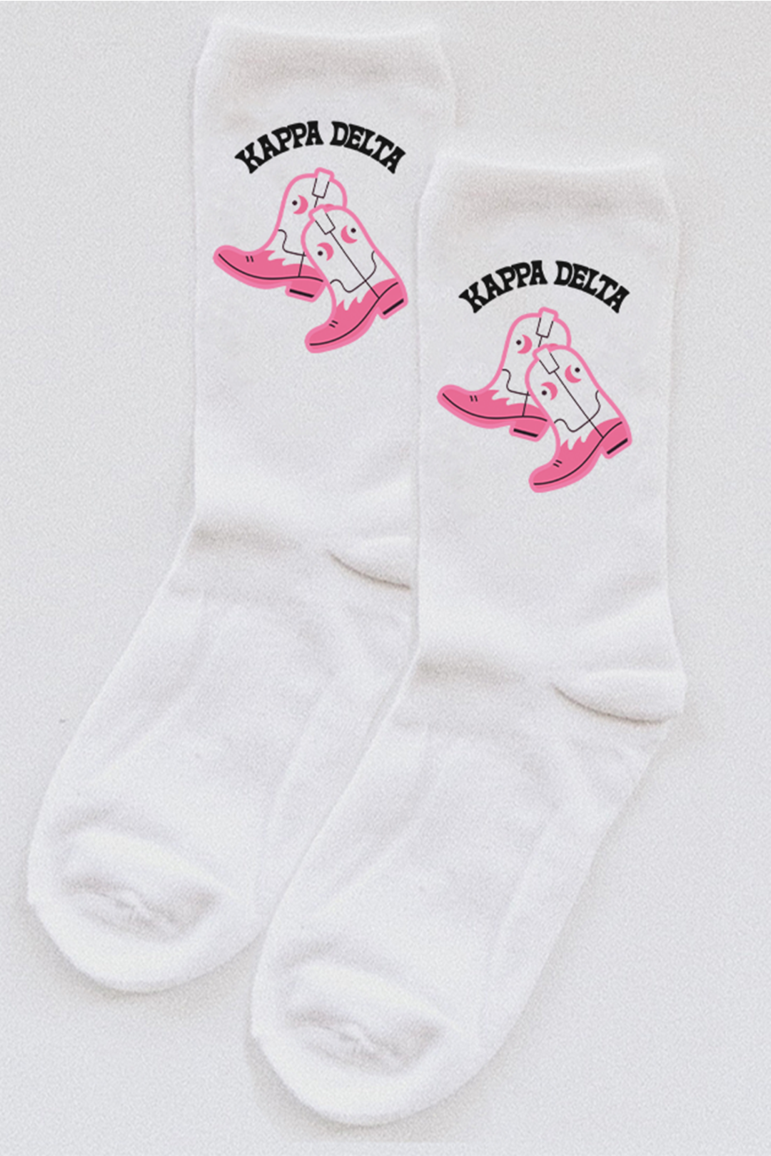 Cowboy boots socks - Kappa Delta