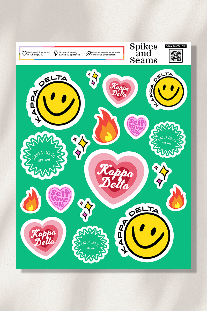 Sticker Sheet #14 - Kappa Delta