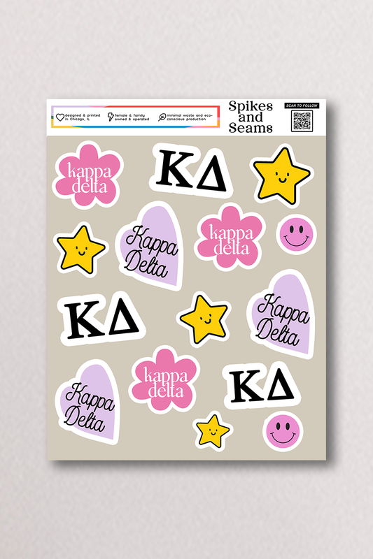 Sticker Sheet #16 - Kappa Delta