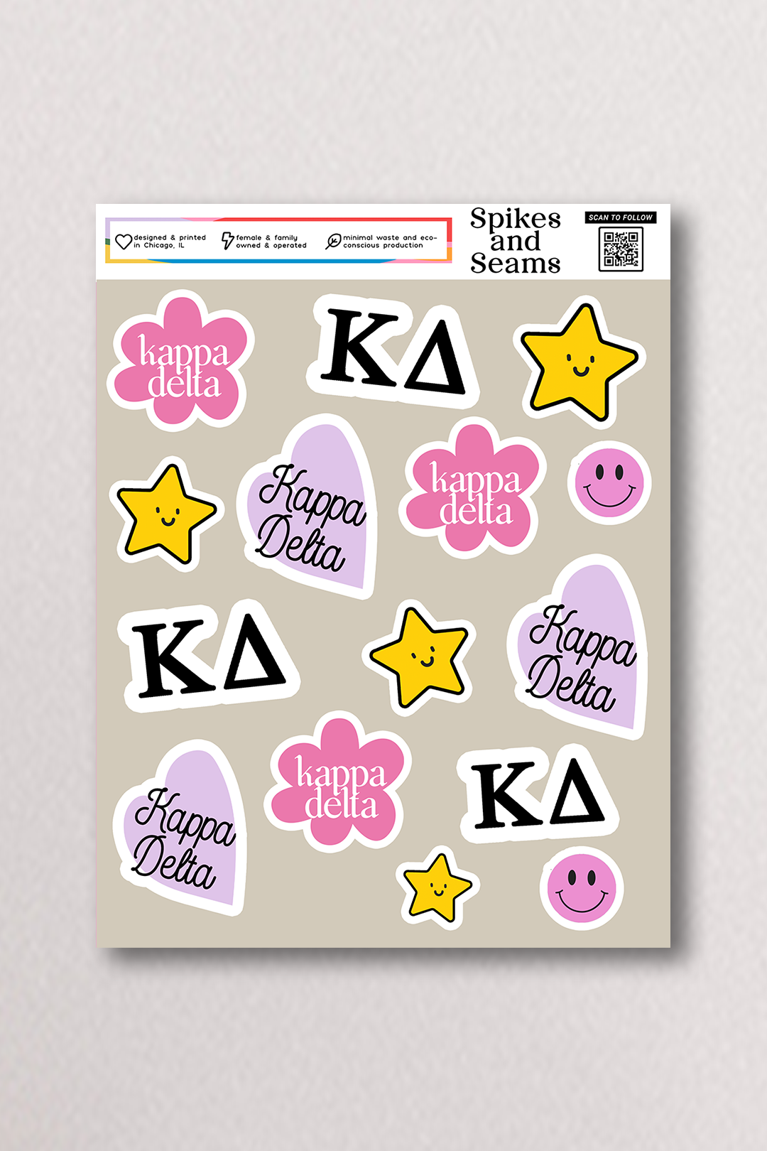 Sticker Sheet #16 - Kappa Delta