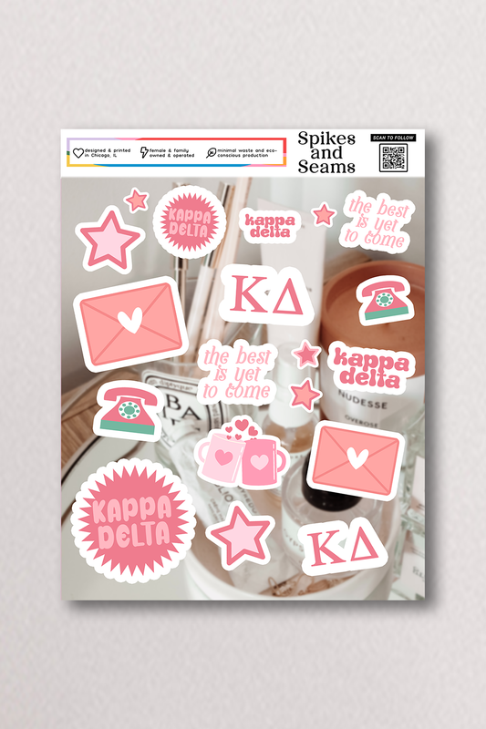 Sticker Sheet #17 - Kappa Delta
