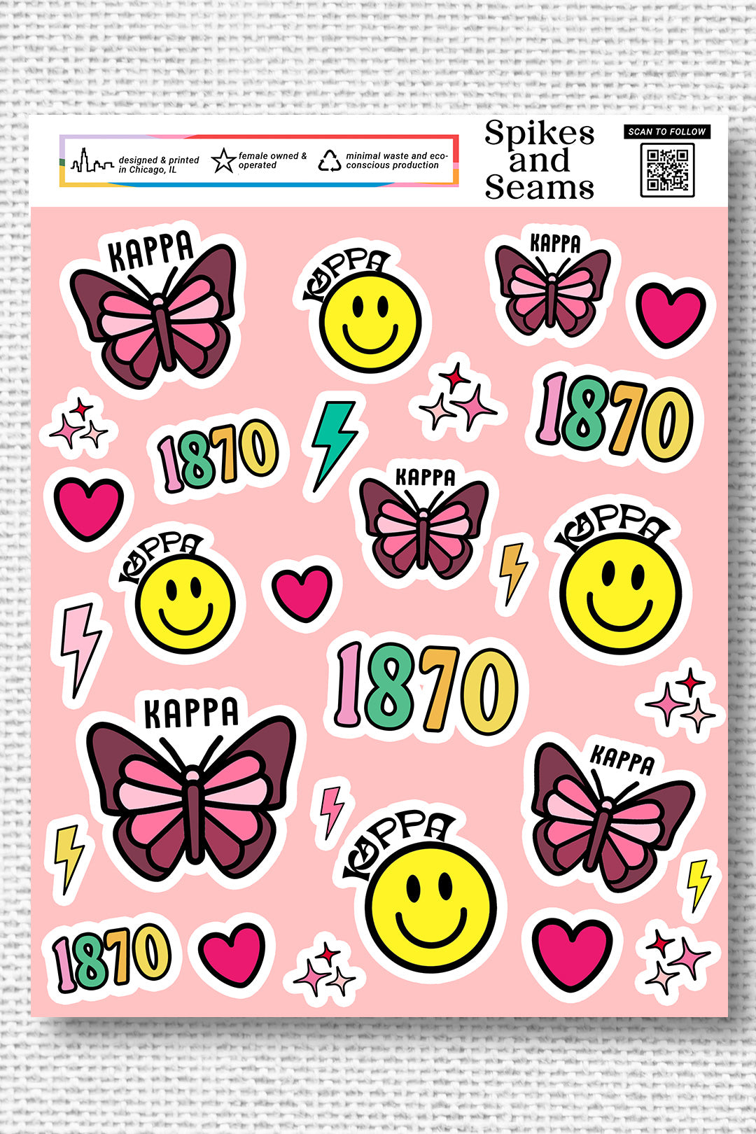 Sticker Sheet #10 - Kappa Kappa Gamma