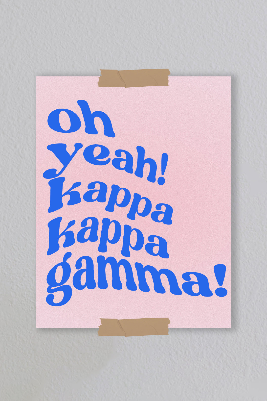 Kappa Kappa Gamma - Art Print #11 (8.5x11)