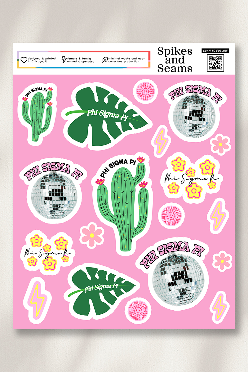Sticker Sheet #15 - Phi Sigma Pi