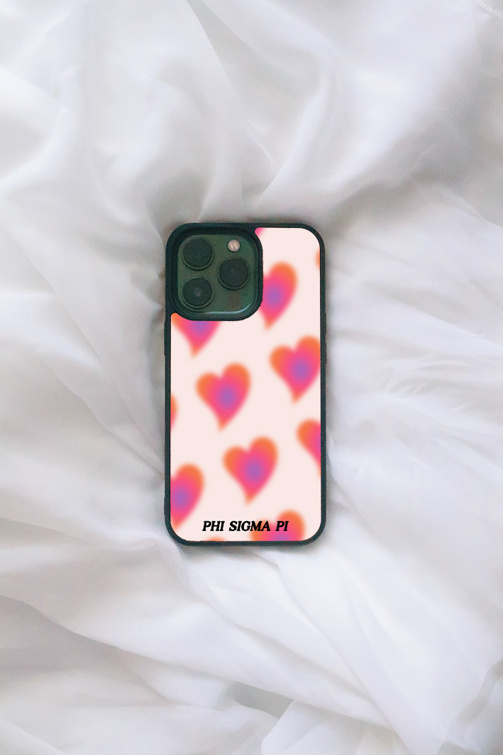 Aura Hearts iPhone case - Phi Sigma Pi
