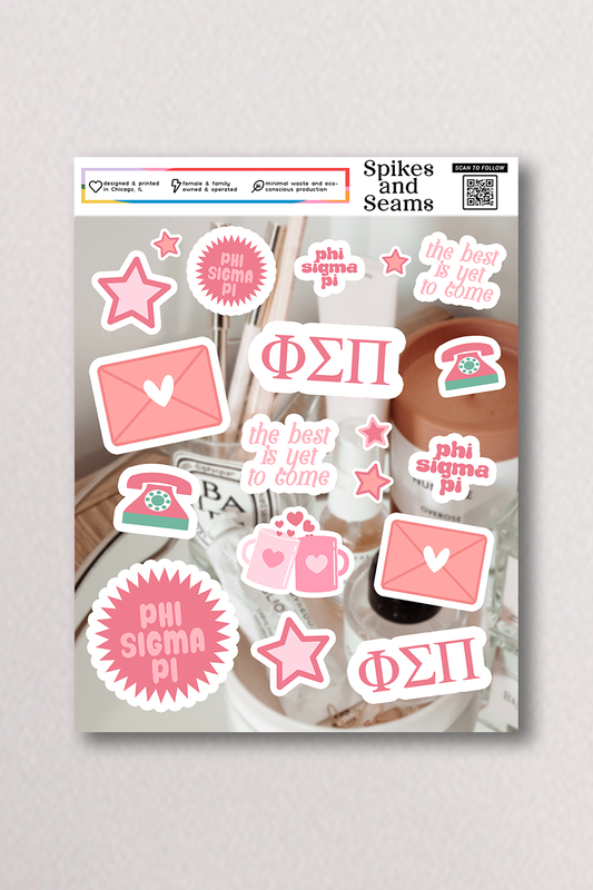 Sticker Sheet #17 - Phi Sigma Pi